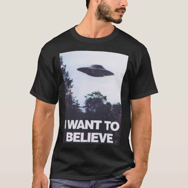 Les X-Files Je Veux Croire Essentiel T-Shirt (Devant)