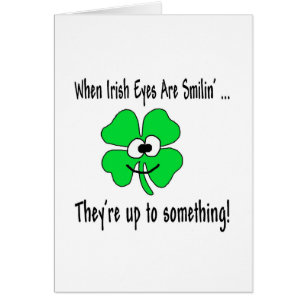 Les Yeux Irlandais Sont Des Cartes Souriantes