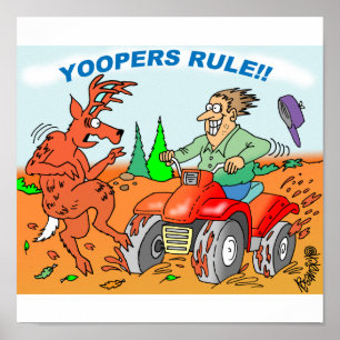 Les Yoopers gouvernent ! Poster sur le sauna