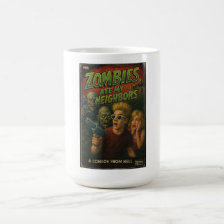 les zombies mangeaient la tasse de café de mes voi