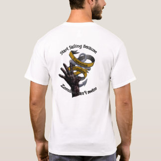 Les Zombies ne savent pas nager T-shirt