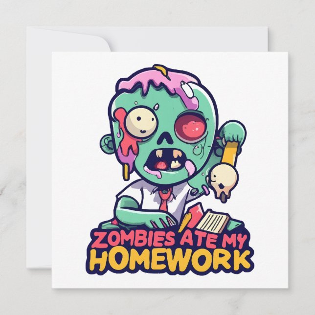 Les zombies ont mangé mes devoirs (Devant)