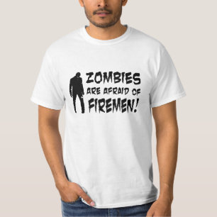 Les zombies ont peur des T-shirts pompiers