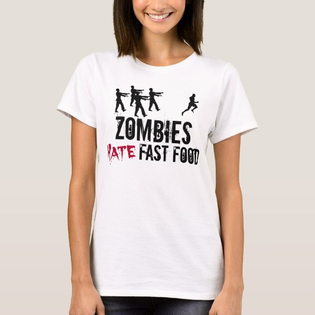 Les zombis des femmes détestent le T-shirt (Devant)