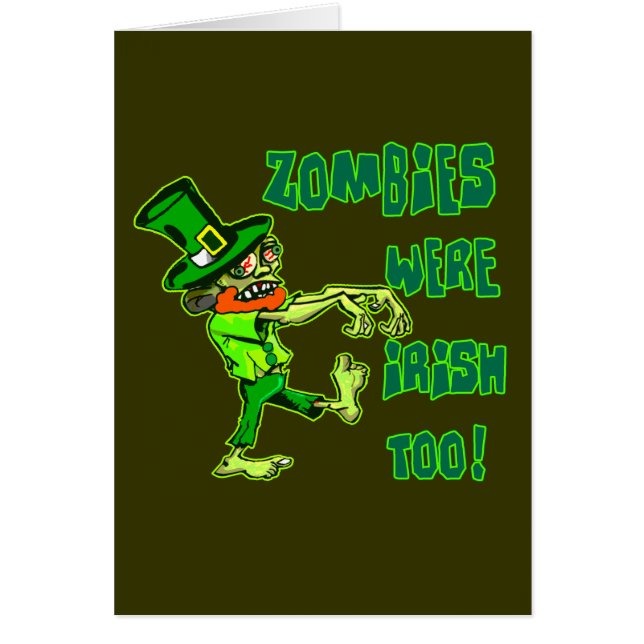 Les zombis étaient irlandais aussi ! (Devant)