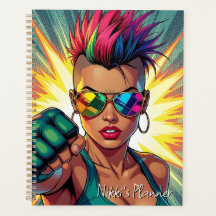 Lesbienne LGBT Mohawk Uppercut Pop Art
