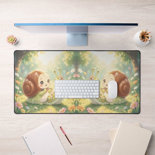 L'escargot et la magie des couronnes de fleurs (Bureau 1)