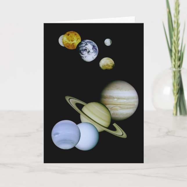 L'espace de carte de système solaire - cadeau de (Devant)