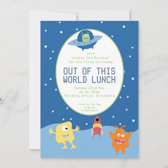 L'espace hors de cette invitation mondiale (Devant)