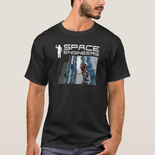 L'espace machine le T-shirt des hommes - échelles