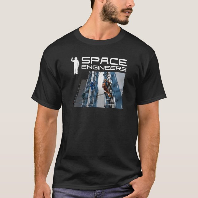 L'espace machine le T-shirt des hommes - échelles (Devant)