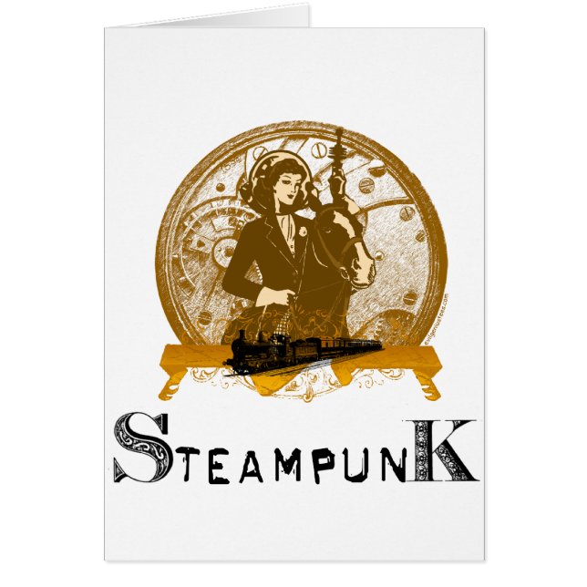 L'espace victorien gallon de steampunk (Devant)