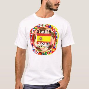 L'Espagne soutient le T-shirt 2010 de coupe du