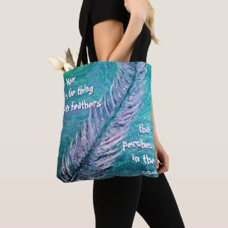 L'espoir est la la chose avec le sac fourre-tout à