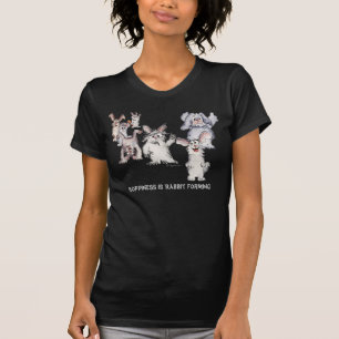 L'espoir est le lapin formant des T-shirts