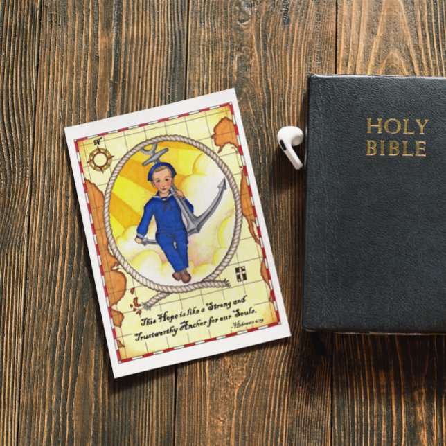 L'espoir est une carte d'Ancre d'anniversaire (Créateur téléchargé)