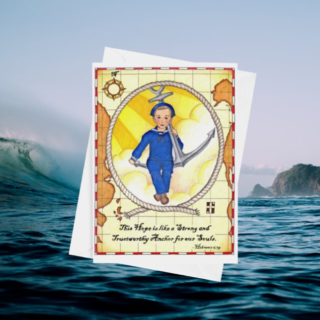 L'espoir est une carte de Fête des pères Ancre (Créateur téléchargé)