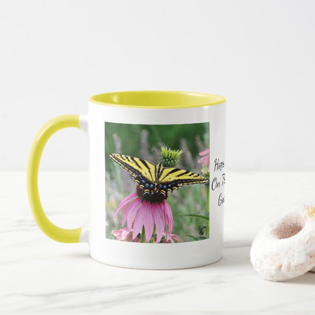 L'espoir flotte dans une tasse de boisson SVGTST (Avec donut)