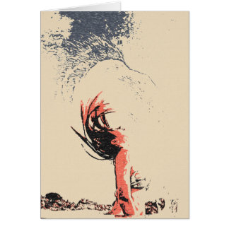 L'esprit aigle, fille sexy en bikini art abstrait