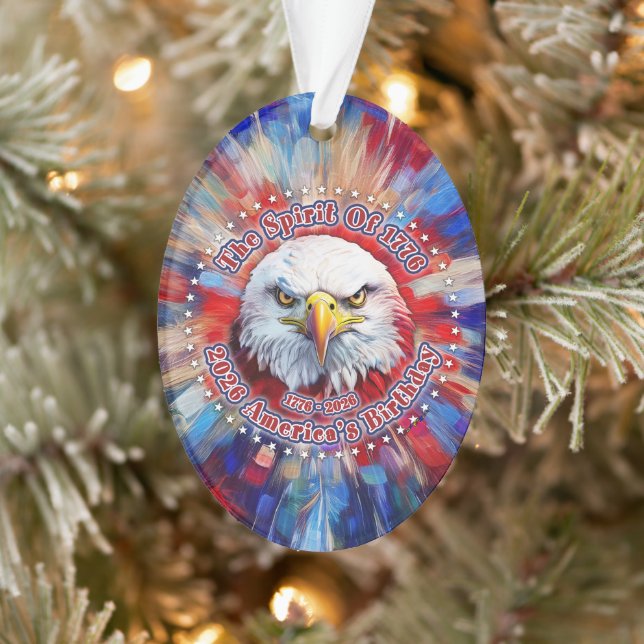 L'Esprit De 1776, 2026 L'aigle Rouge De Feu D'Amér (Arbre)