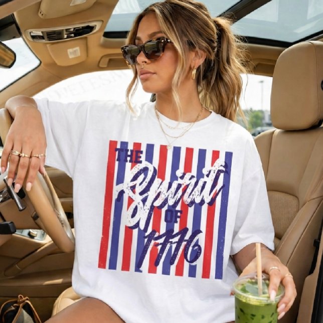 L'esprit de 1776 T-Shirt du 4 juillet (Créateur téléchargé)