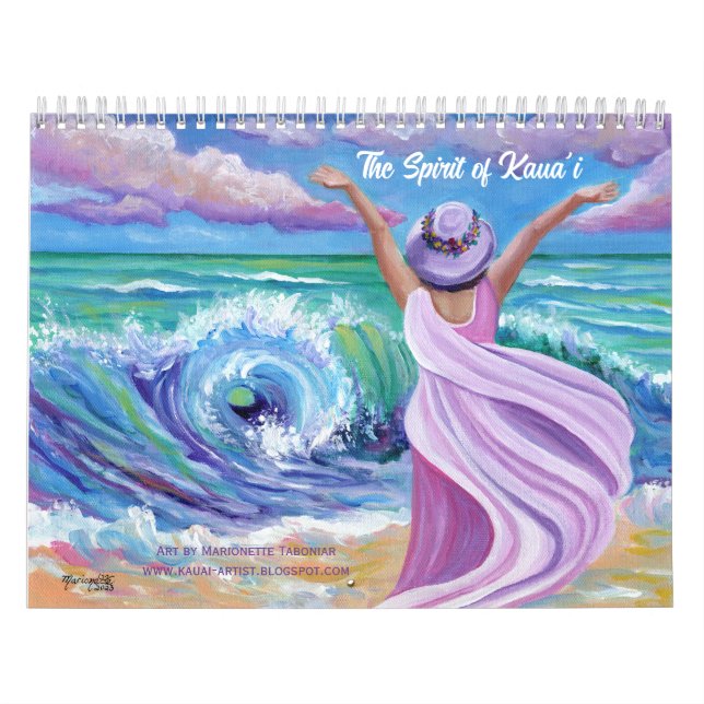 L'Esprit de Kauai Hawaii Calendrier (Protection)