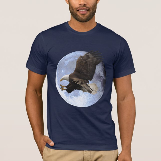 L'ESPRIT DE LA LIBERTÉ L'aigle chauve T-shirt anim (Devant)