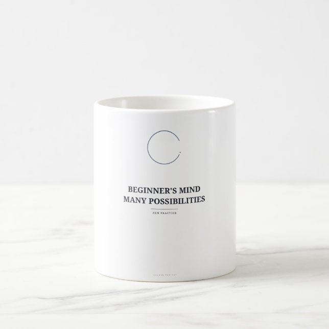 L'esprit du débutant — Tasse à café Zen (Centre)