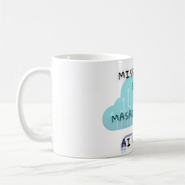 L'esprit et l'âme de l'IA - Mug de café (Gauche)
