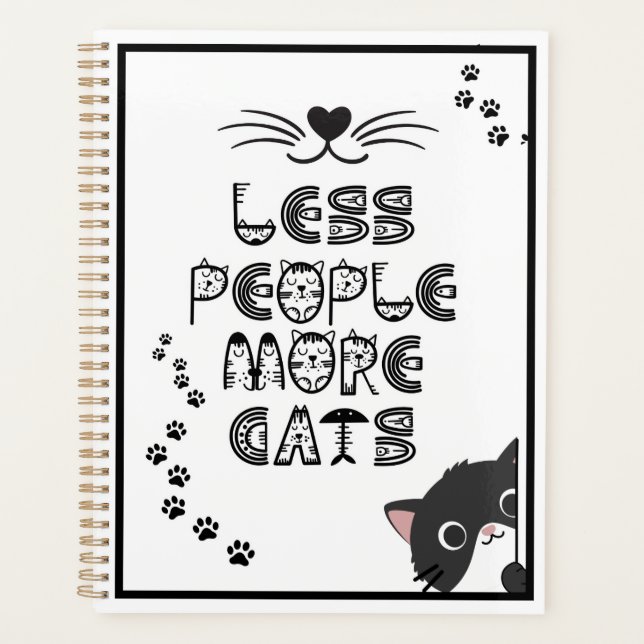 Less People  More Cats  (Devant)