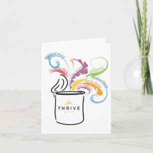 L'essence du Merci prospère et de la carte de voeu