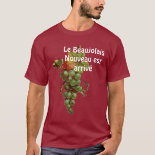L'est de Nouveau Beaujolais de T-shirt de vin