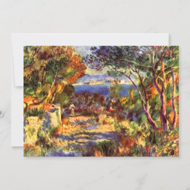L'Estaque par Pierre Renoir, Impressionnisme Vinta (Devant)