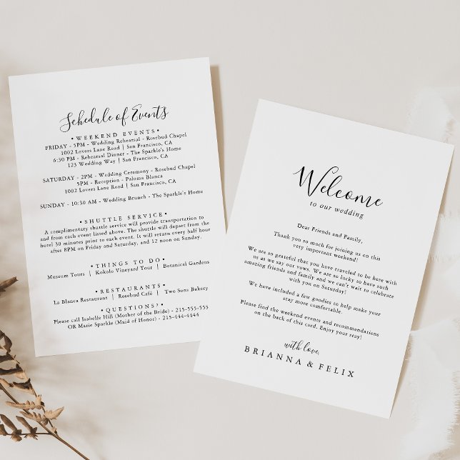 Let de mariage simple et minimaliste (Créateur téléchargé)