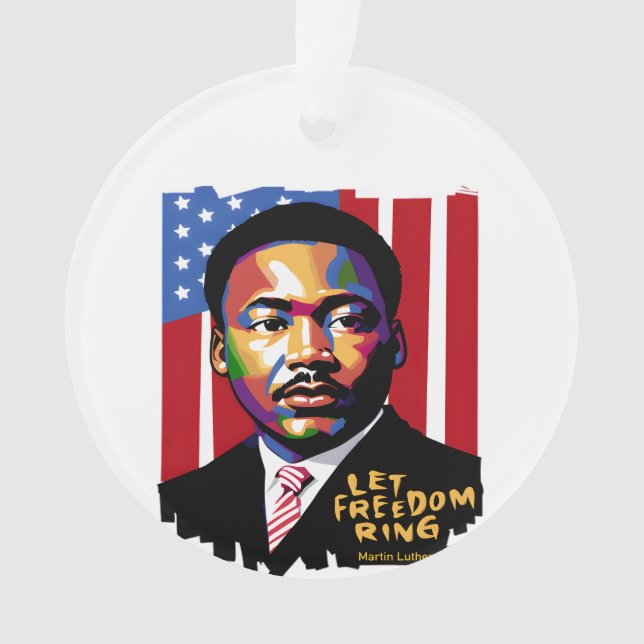 Let Freedom Ring, Citation de MLK, Histoire des No (devant)
