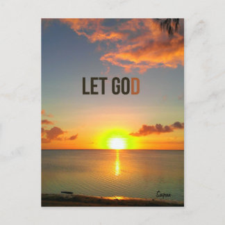Let Go and Let God, carte postale Saipan Sunset