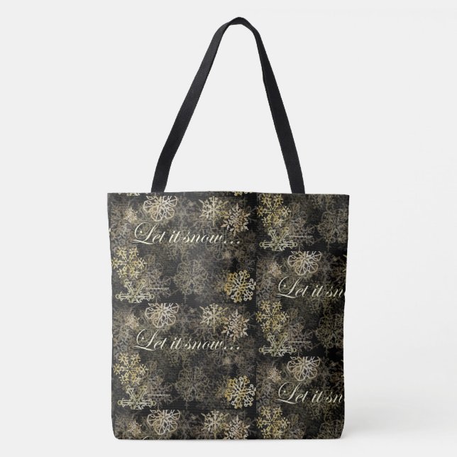 Let It Snow Blue Beach Song™ Sac fourre-tout (Devant)