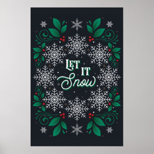 Let It Snow Poster 24x36