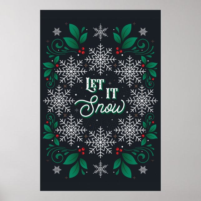 Let It Snow Poster 24x36 (Devant)
