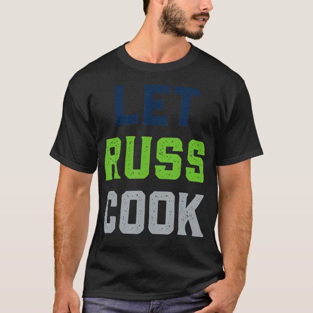 Let Russ Cook Quarterback T-shirt (Devant)