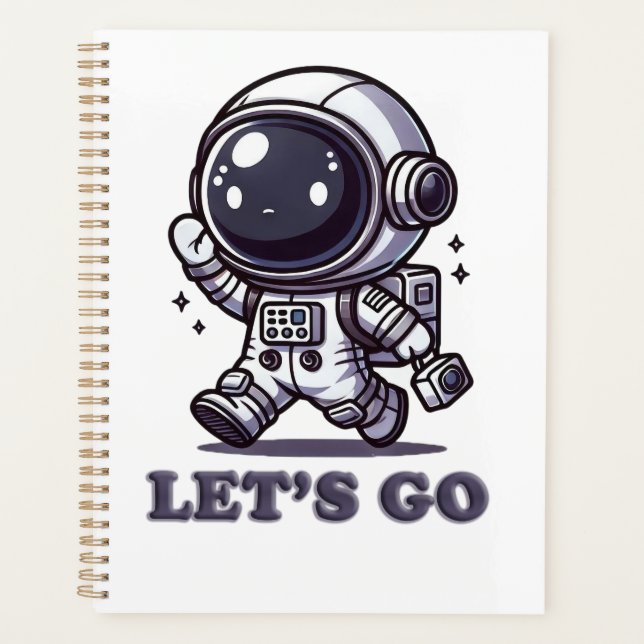 Let’s Go – Cute Astronaut Adventure Tee (Devant)