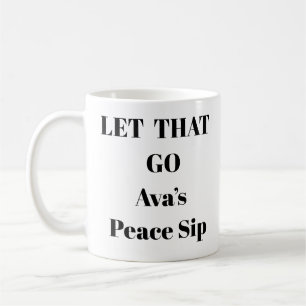 Let That Go Personalized Mug - self care drinkware