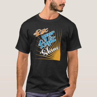 Let your Light Shine Typography T-shirt Design