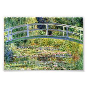 L'étang à l'eau par Monet Fine Art Photo Imprimer