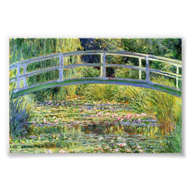 L'étang à l'eau par Monet Fine Art Photo Imprimer (Devant)