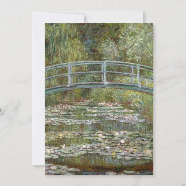 L'Etang Lily | Carte Claude Monet (Devant)