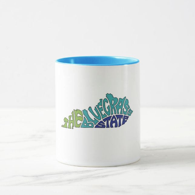 L'État de Bluegrass - Kentucky Mug (Centre)