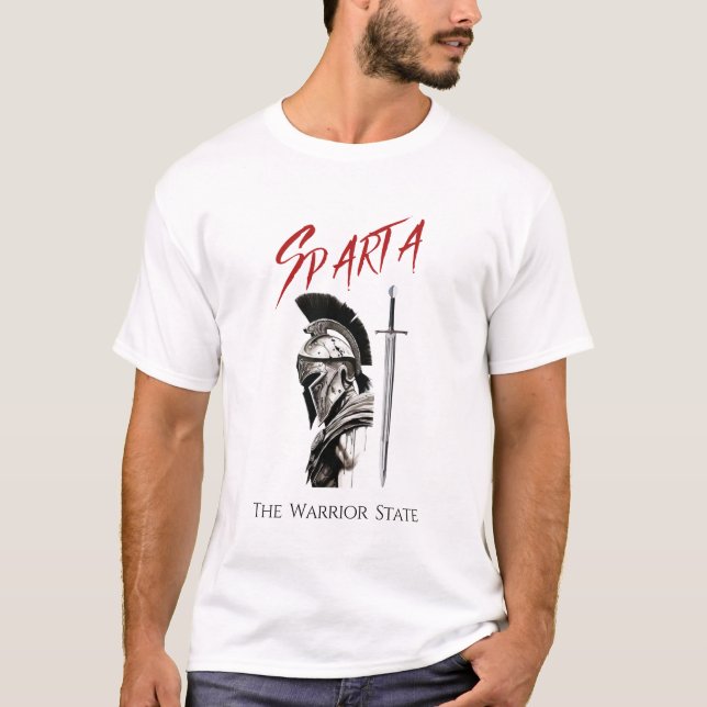 L'État guerrier : Sparta T-Shirt (Devant)