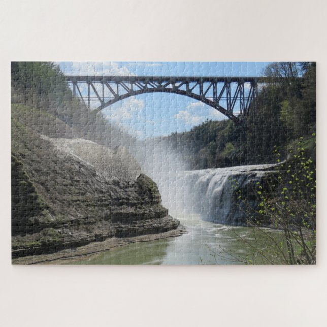 Letchworth State Park NY Paysage Puzzle Pittoresqu (Horizontal)