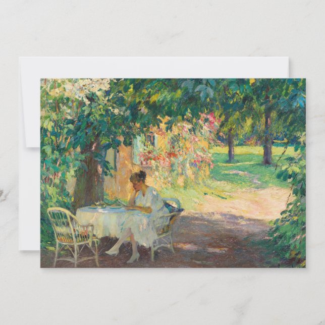 L'été dans le jardin | Edward Cucuel (Devant)